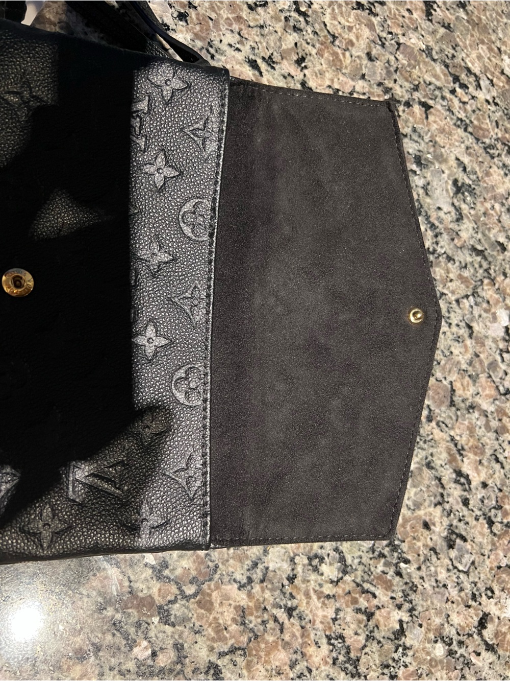 Louis Vuitton Black Monogram Empreinte Crossbody Shoulder Bag - Picture 16 of 16